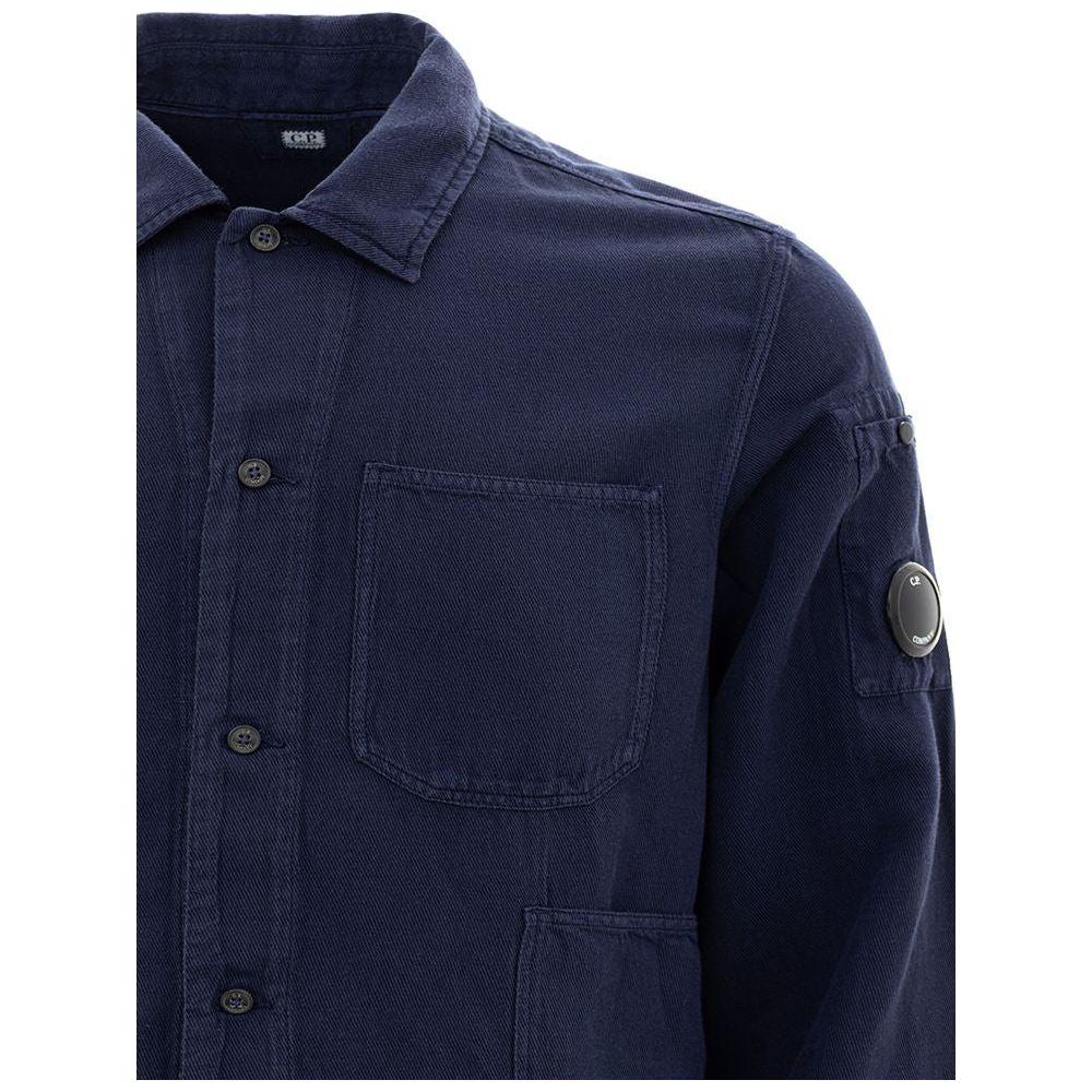 C.P. Company Blue Cotton Shirt C.P. Company