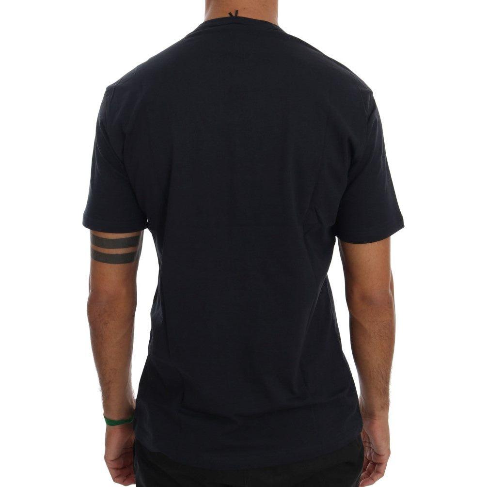 Daniele Alessandrini Blue Cotton V-neck T-Shirt 1728,67345645728,Blue,Clothing,Daniele Alessandrini,Material: 100% Cotton,Men,Men - Clothing,New with tags,S,T-Shirts - Clothing,T-Shirts - Men - Clothing,T-Shirts - T-Shirts - Clothing