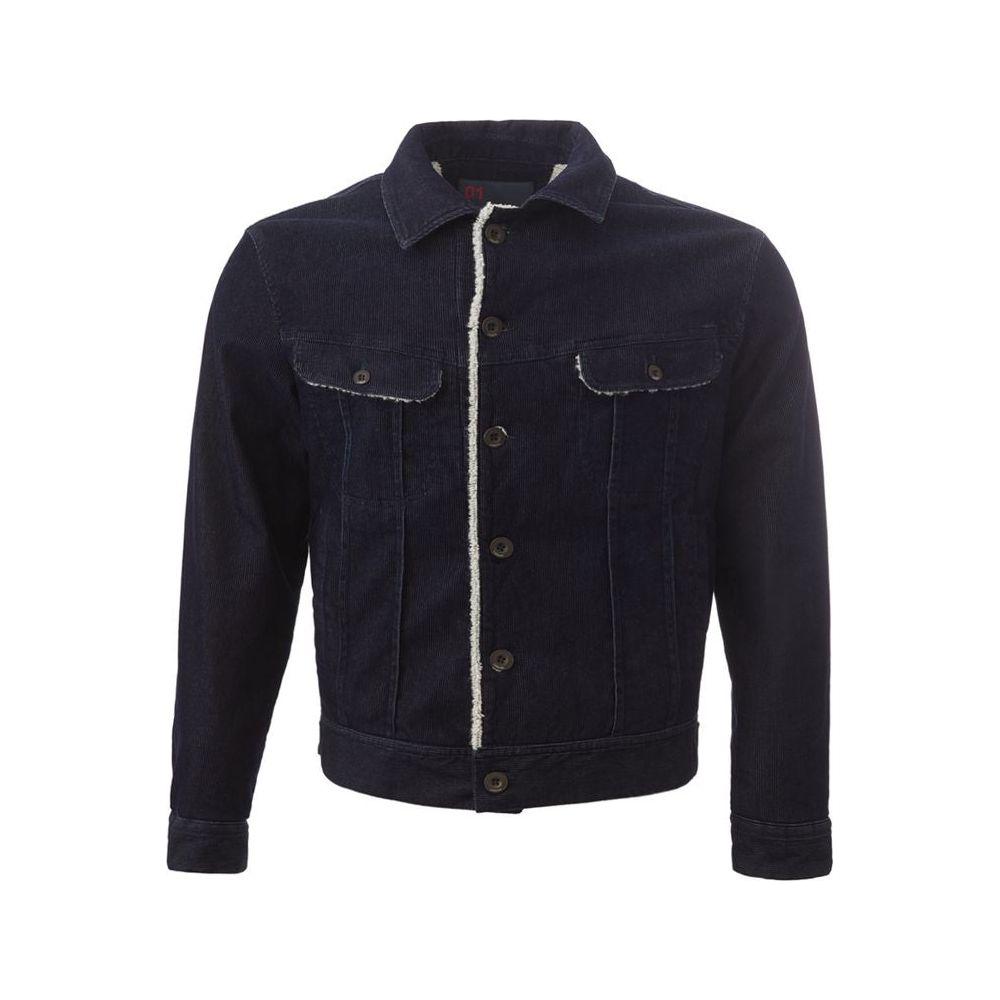 Lardini Blue Cotton Jacket Lardini