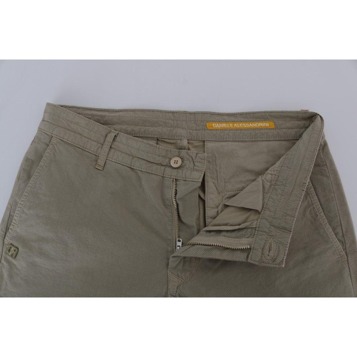 Daniele Alessandrini Beige Cotton Stretch Slim Fit Chinos 1728,2% Elastane (Stretch),67345645728,Beige,Chino Pants - Pants - Clothing,Clothing,Daniele Alessandrini,Jeans & Pants - Men - Clothing,Material: 98% Cotton,Men,Men - Clothing,New with tags,Pants