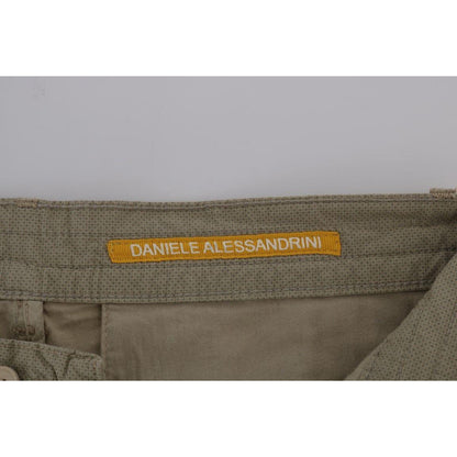 Daniele Alessandrini Beige Cotton Stretch Slim Fit Chinos 1728,2% Elastane (Stretch),67345645728,Beige,Chino Pants - Pants - Clothing,Clothing,Daniele Alessandrini,Jeans & Pants - Men - Clothing,Material: 98% Cotton,Men,Men - Clothing,New with tags,Pants