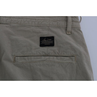 Daniele Alessandrini Beige Cotton Stretch Slim Fit Chinos 1728,2% Elastane (Stretch),67345645728,Beige,Chino Pants - Pants - Clothing,Clothing,Daniele Alessandrini,Jeans & Pants - Men - Clothing,Material: 98% Cotton,Men,Men - Clothing,New with tags,Pants