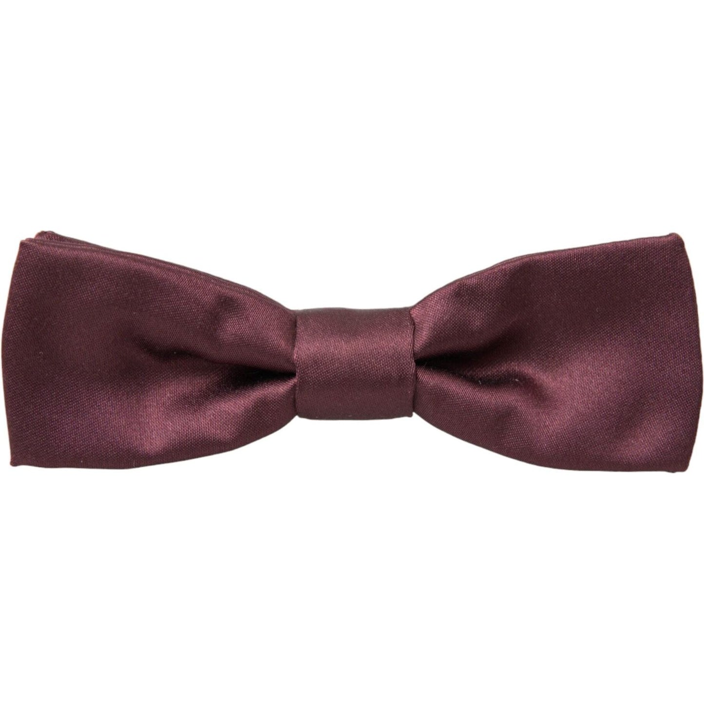 Dolce & Gabbana Brown Silk Adjustable Neck Men Bow Tie Dolce & Gabbana