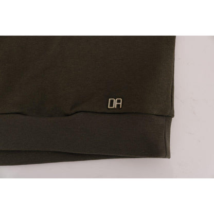 Daniele Alessandrini Green Crewneck Cotton Sweater 1728,67345645728,Clothing,Daniele Alessandrini,Green,Material: 100% Cotton,Men,Men - Clothing,New with tags,Sweaters - Clothing,Sweaters - Men - Clothing,Sweatshirts - Sweaters - Clothing,XL