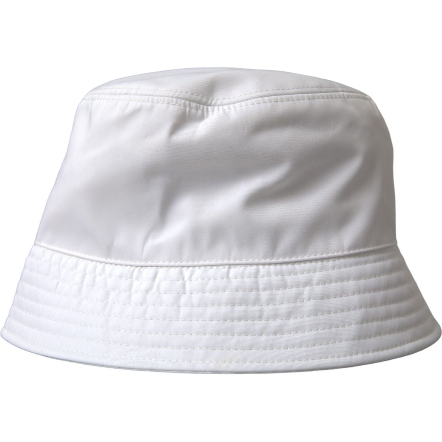 Dolce & Gabbana White Cotton Cap Bucket Capello Hat Men Dolce & Gabbana