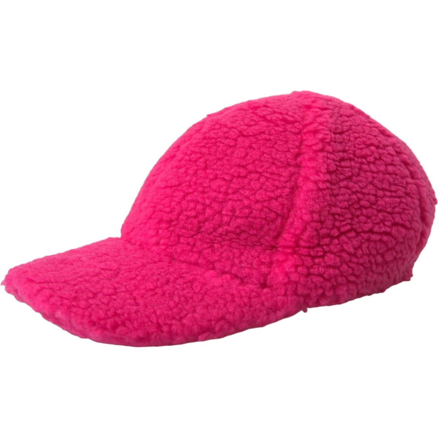 Dolce & Gabbana Pink Fleece Plush Baseball Hat Men Dolce & Gabbana