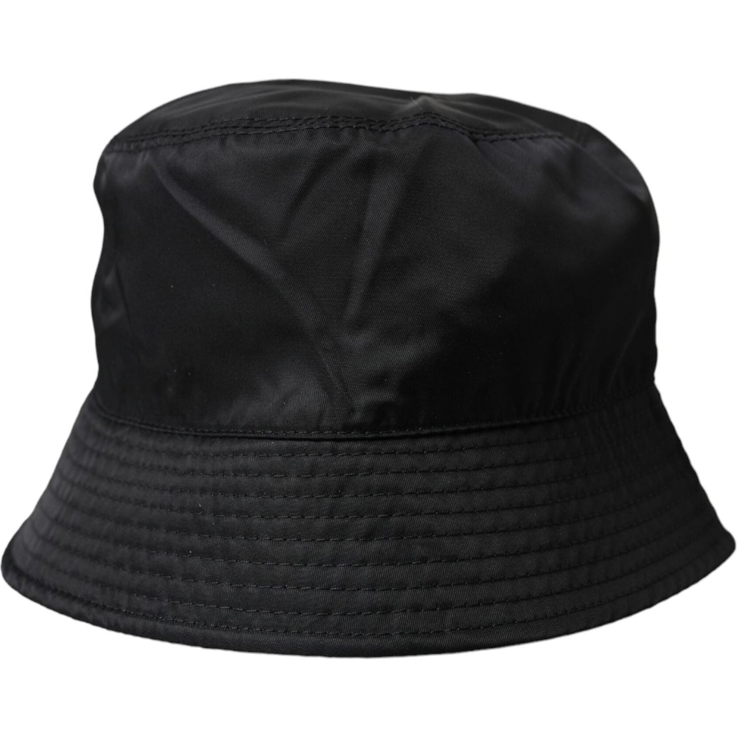 Dolce & Gabbana Black Wide Brim Cap Bucket Hat Men Dolce & Gabbana