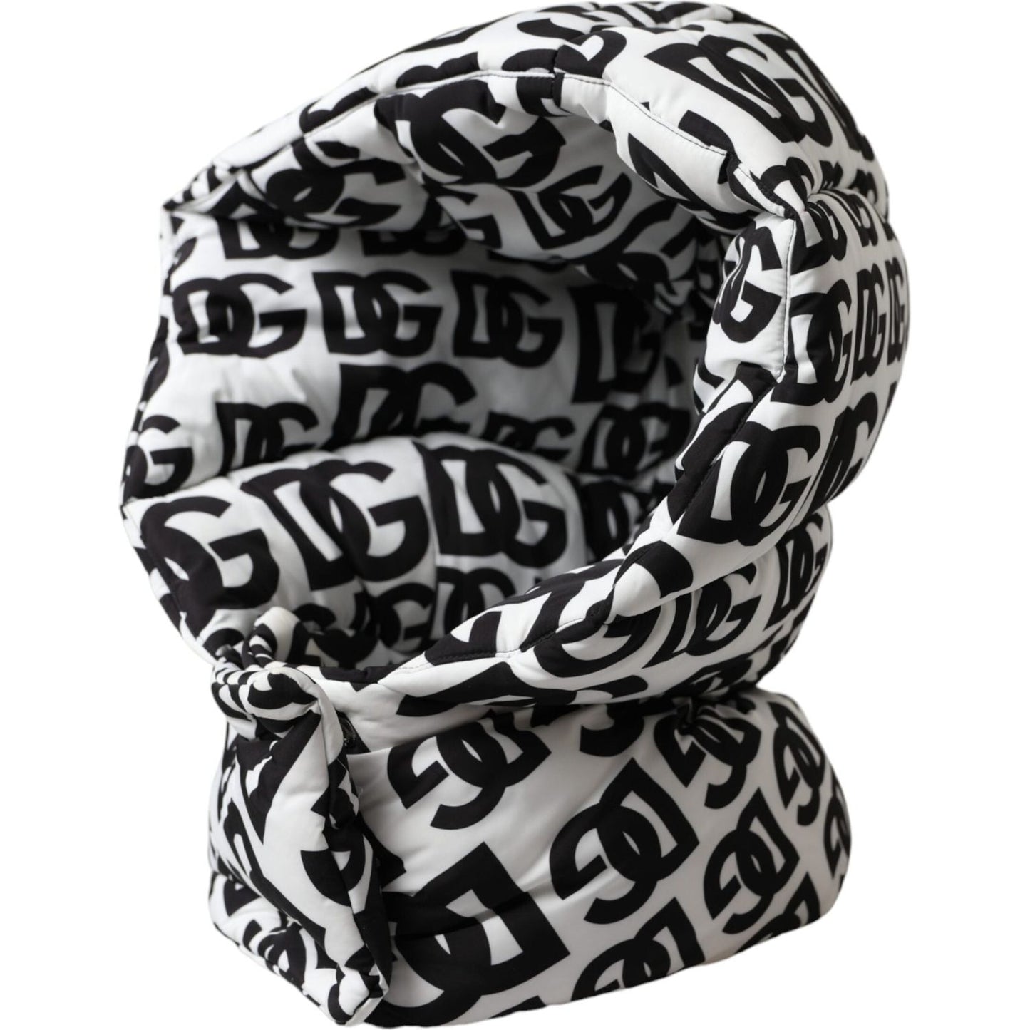 Dolce & Gabbana White Logo Whole Head Wrap Hat Men Dolce & Gabbana