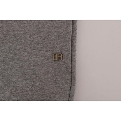 Daniele Alessandrini Gray Pullover Hodded Cotton Sweater 1728,67345645728,Clothing,Daniele Alessandrini,Gray,Hoodies - Sweaters - Clothing,L,Material: 100% Cotton,Men,Men - Clothing,New with tags,Sweaters - Clothing,Sweaters - Men - Clothing,XXL