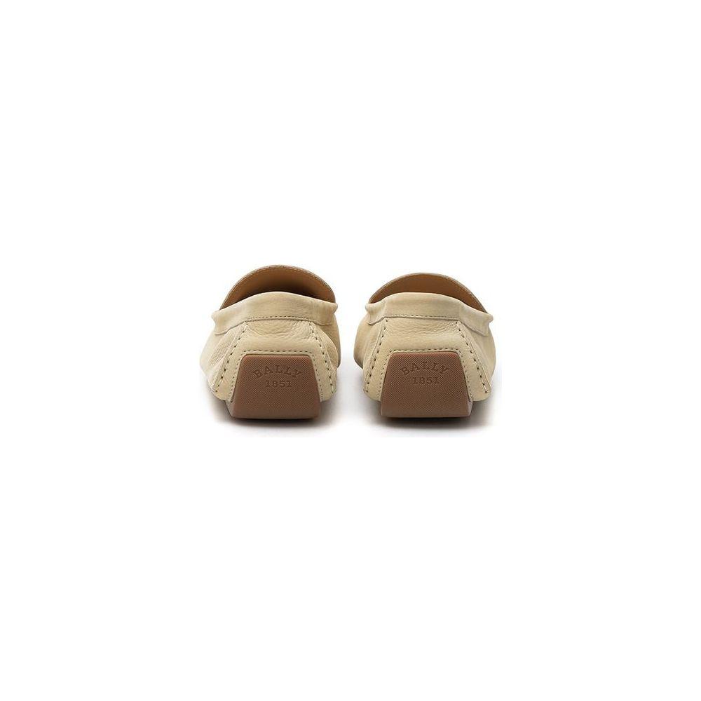 Bally Beige Leather Loafer Bally