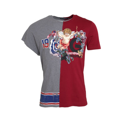 Dolce & Gabbana Multicolor Graphic Short Sleeve T-shirt