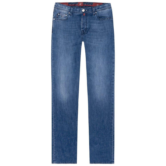 Tramarossa Blue Cotton Jeans & Pant Tramarossa