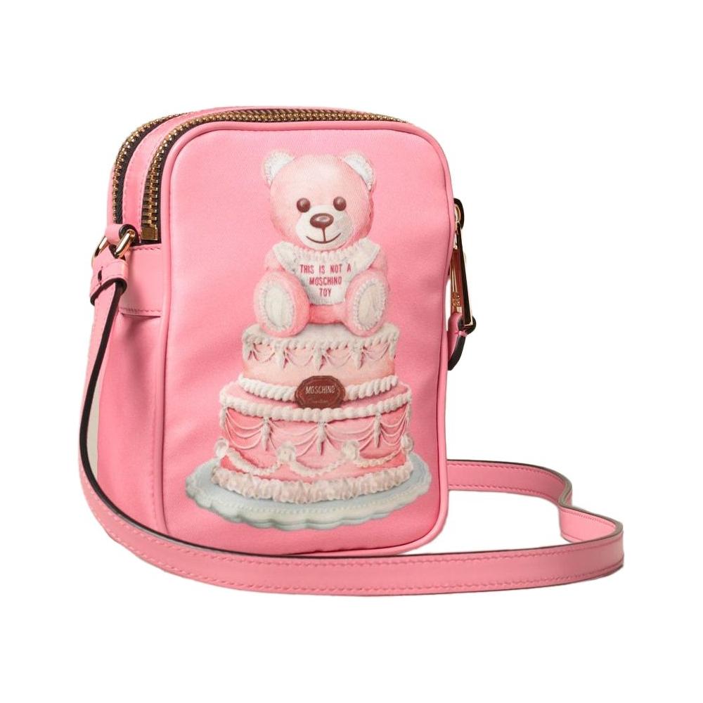 Moschino Couture Pink Nylon Crossbody Bag Moschino Couture