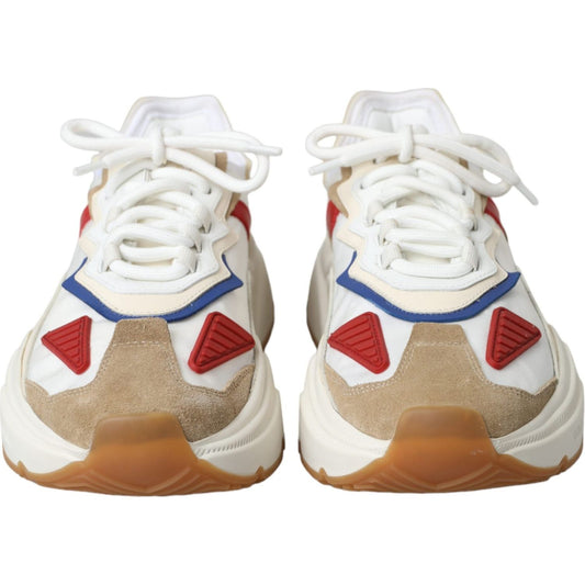 Dolce & Gabbana Multicolor Leather DAYMASTER Sneakers Men Shoes Dolce & Gabbana