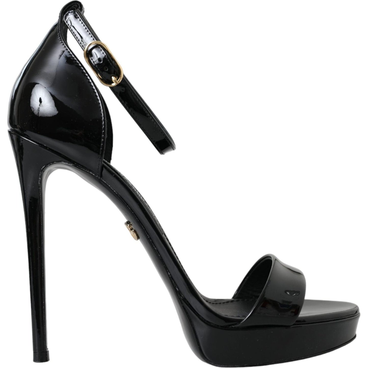 Dolce & Gabbana Black KEIRA Leather Heels Sandals Shoes Dolce & Gabbana