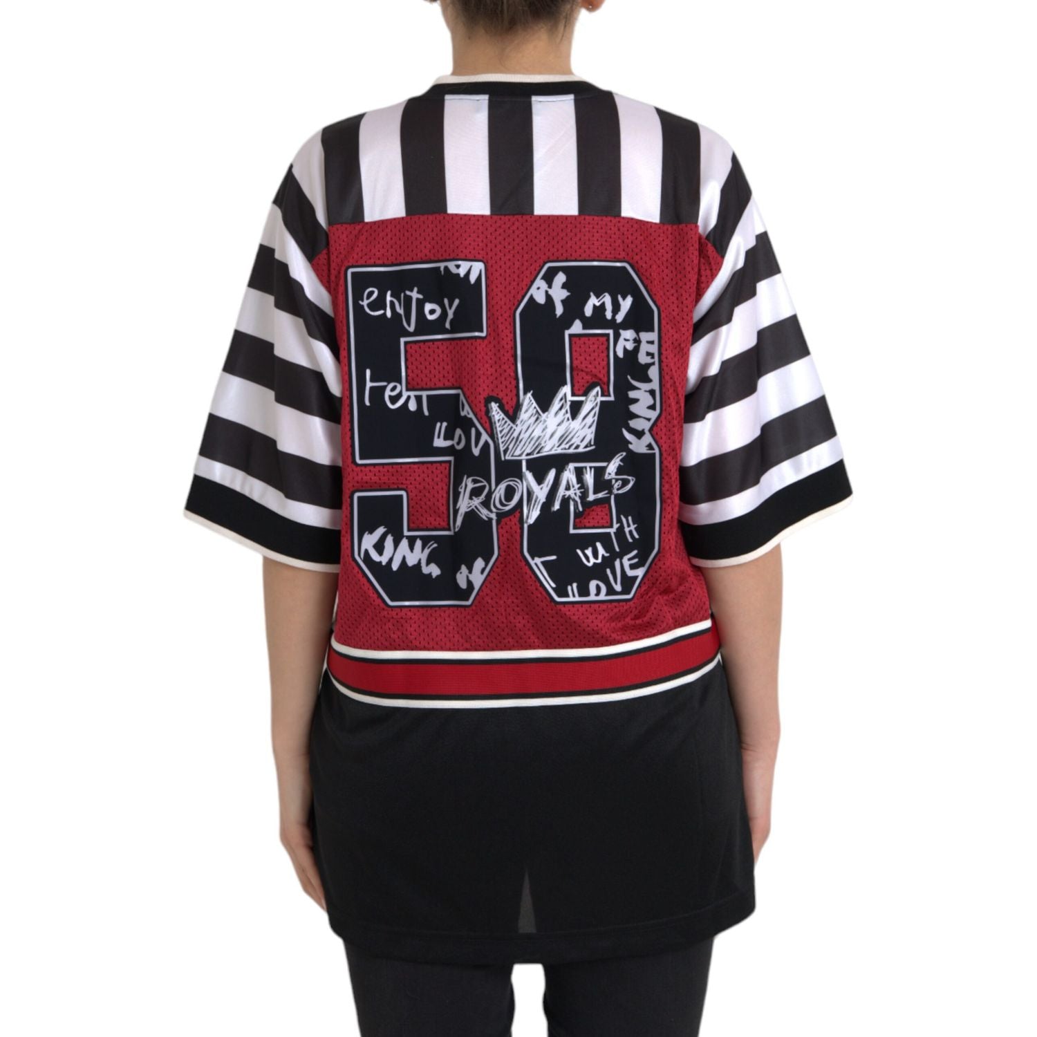 Dolce & Gabbana Multicolor Royals Panda Oversized T-shirt