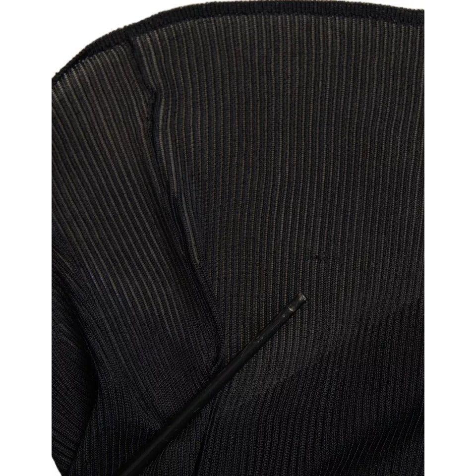 Dolce & Gabbana Black Viscose Turtle Neck Pullover Sweater 1728,67345645728,Black,Clothing,Dolce & Gabbana,IT44 | L,Material: 98% Viscose 2% Nylon,Preowned / Defect,Sweaters - Clothing,Sweaters - Women - Clothing,Turtlenecks - Sweaters - Clothing,Women,Wo
