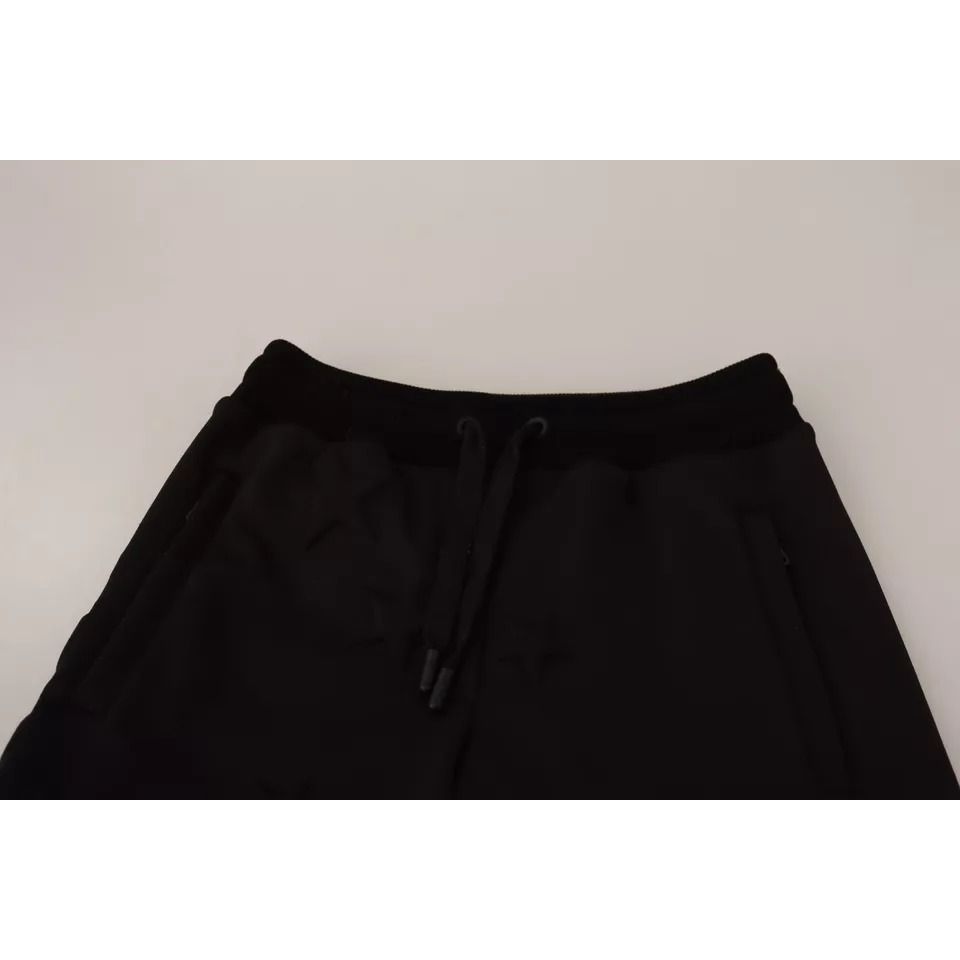 Dolce & Gabbana Black Jogger Women Polyester Pants