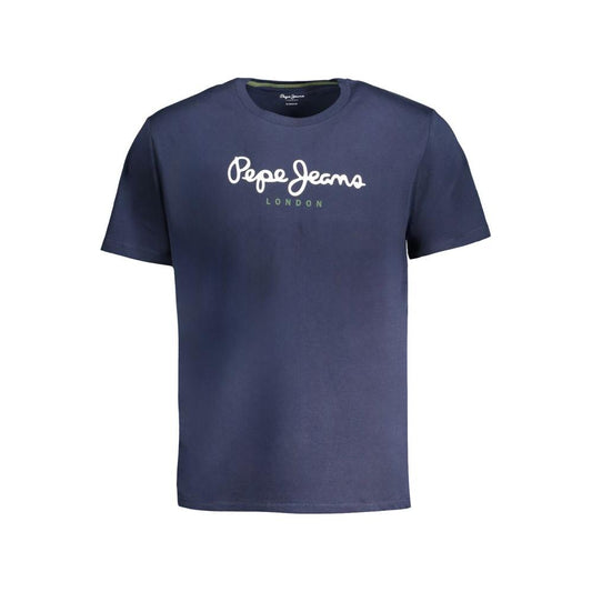 Pepe Jeans Blue Cotton T-Shirt Pepe Jeans