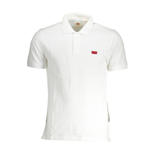 Levi's White Cotton Men Polo Levi's