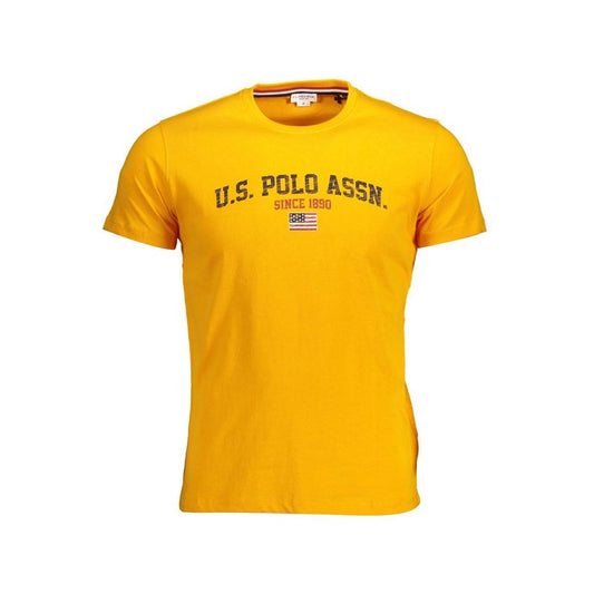 U.S. POLO ASSN. Orange Cotton Men T-Shirt U.S. POLO ASSN.