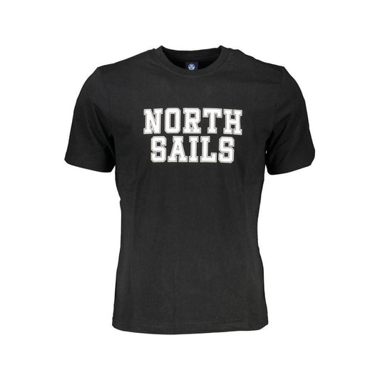 North Sails Black Cotton T-Shirt North Sails