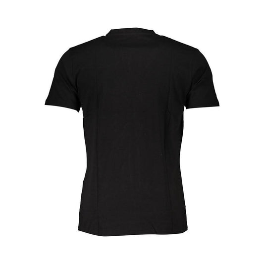 Cavalli Class Black Cotton T-Shirt Cavalli Class