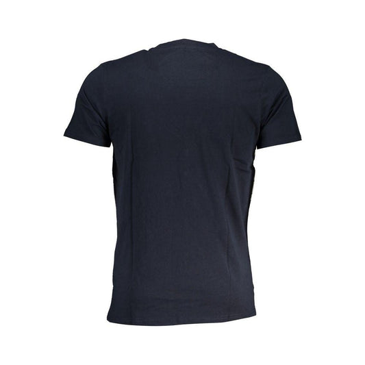 Cavalli Class Blue Cotton T-Shirt Cavalli Class