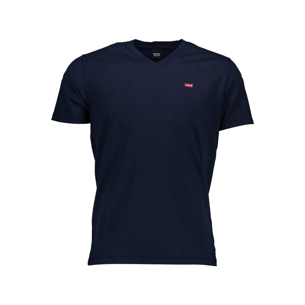 Levi's Blue Cotton Men T-Shirt Levi's