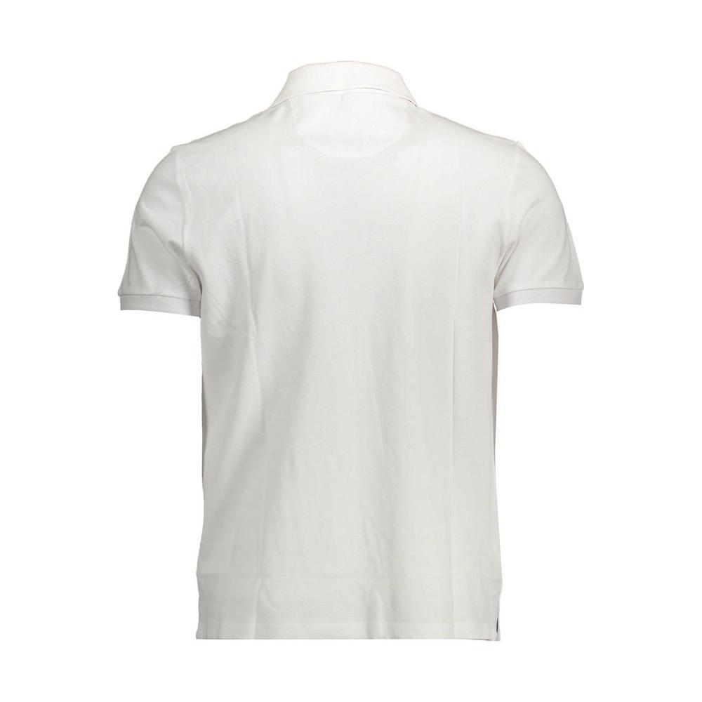 North Sails White Cotton Men Polo Shirt North Sails