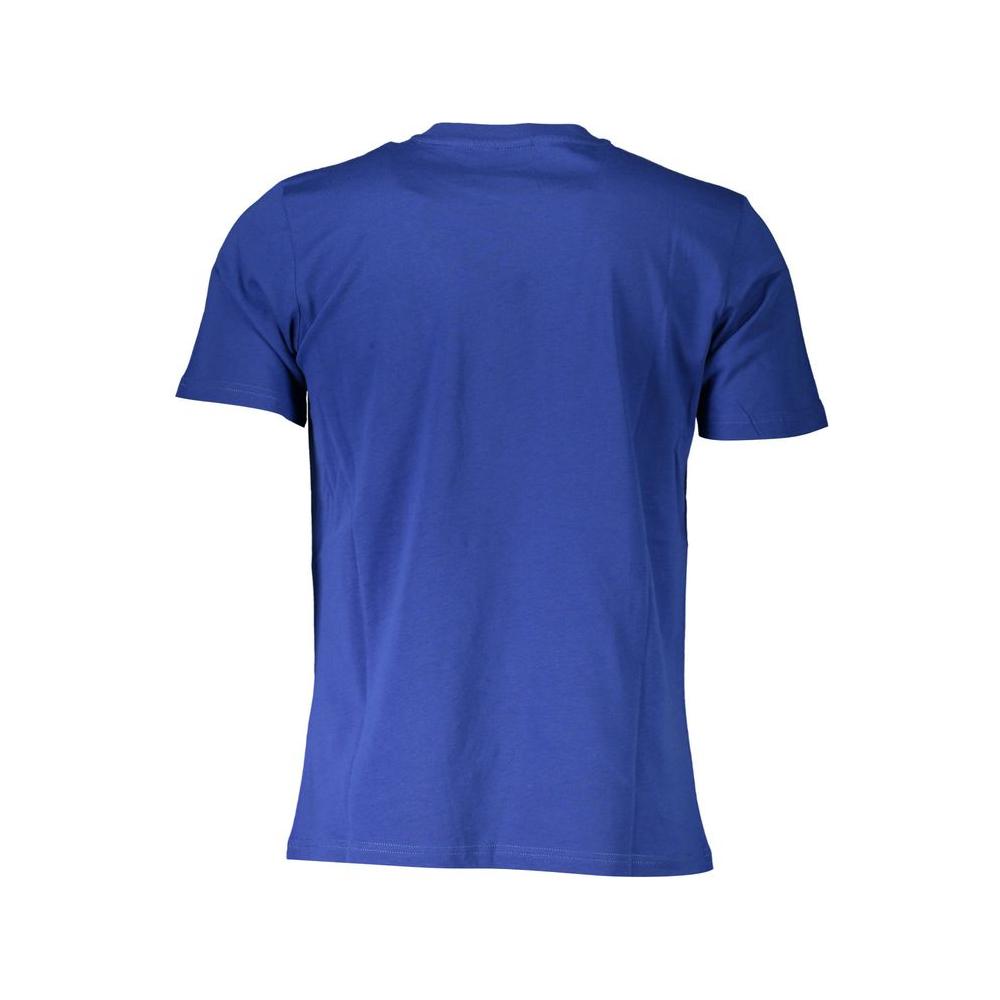 North Sails Blue Cotton Men T-Shirt North Sails