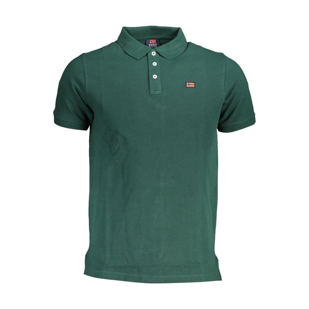 Norway 1963 Green Cotton Polo Shirt Norway 1963