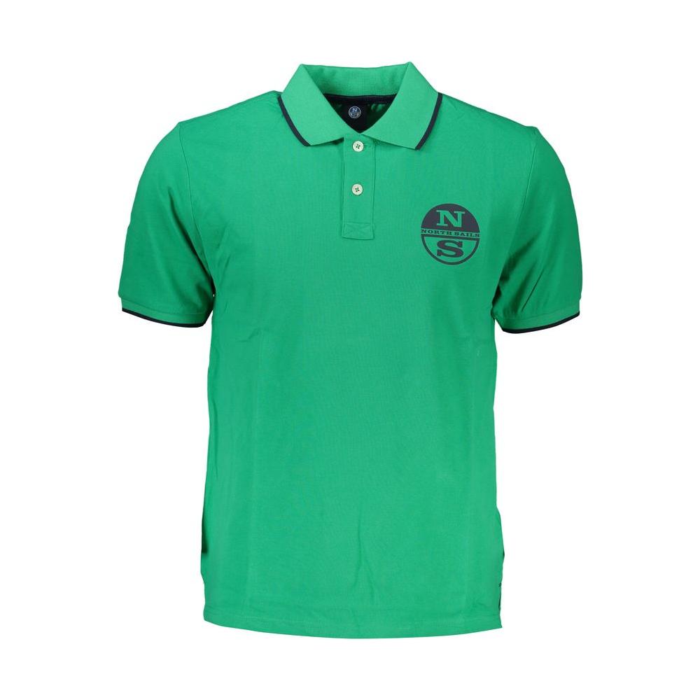 North Sails Green Cotton Polo Shirt