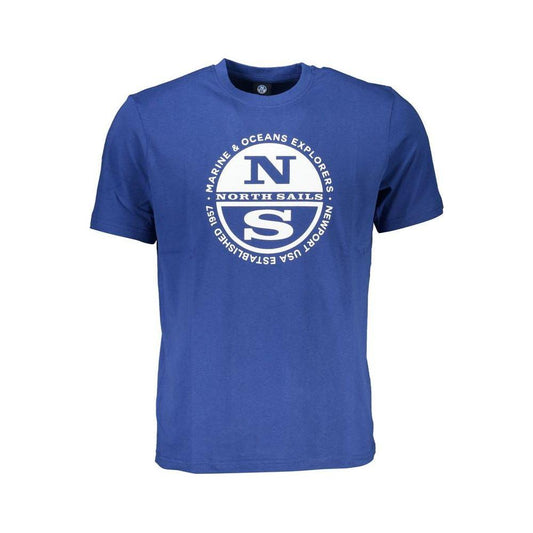 North Sails Blue Cotton T-Shirt North Sails