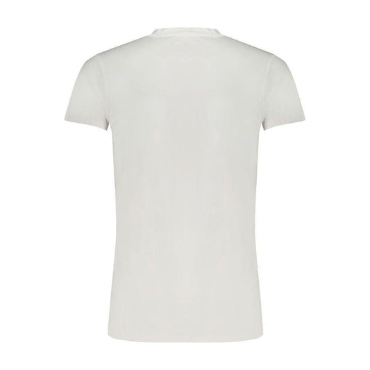 Gaudi White Cotton T-Shirt Gaudi