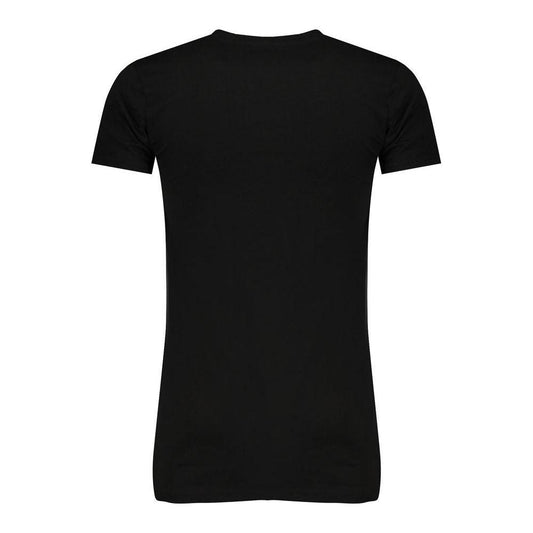 Gaudi Black Cotton T-Shirt Gaudi