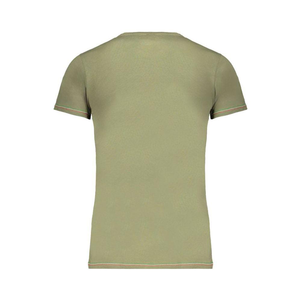 Aeronautica Militare Green Cotton T-Shirt