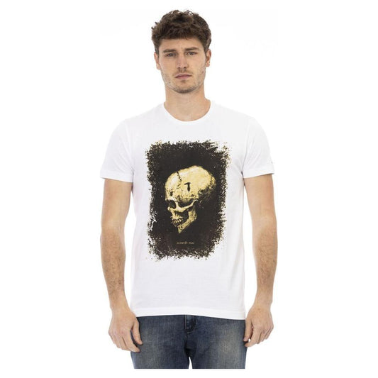 Trussardi Action White Cotton Men's T-Shirt Trussardi Action