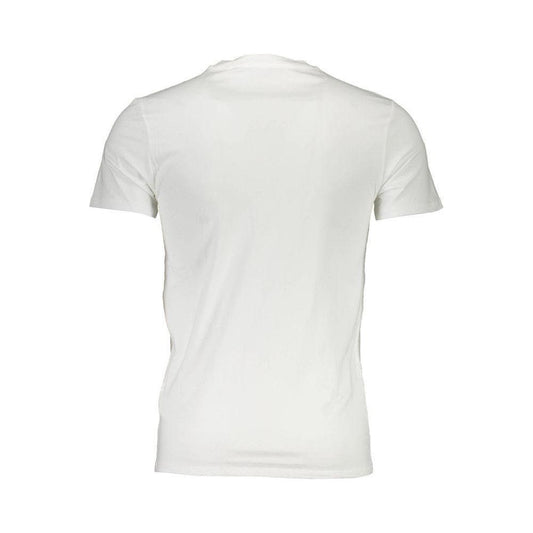 Guess Jeans White Cotton Men T-Shirt Guess Jeans