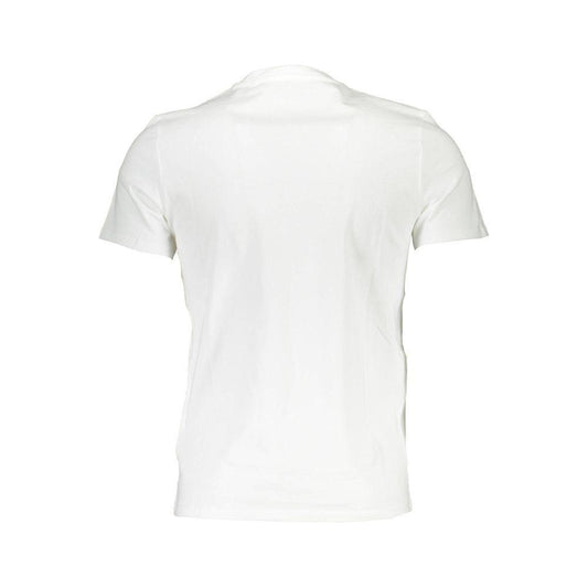 Guess Jeans White Cotton Men T-Shirt Guess Jeans