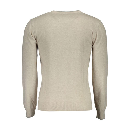 U.S. POLO ASSN. Beige Wool Men Sweater U.S. POLO ASSN.