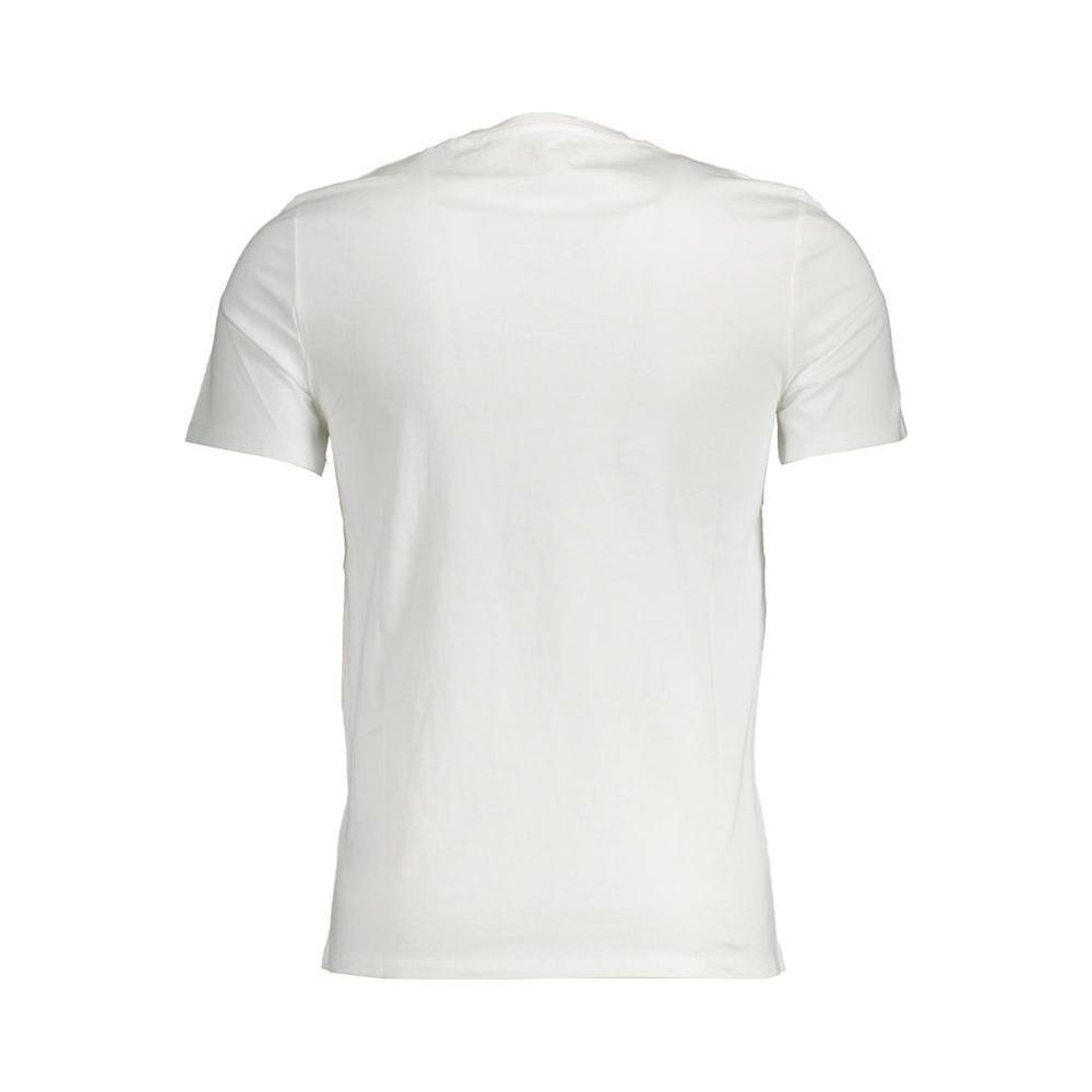 Guess Jeans White Cotton Men T-Shirt Guess Jeans