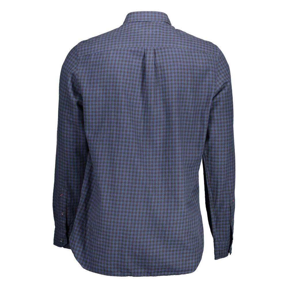 U.S. POLO ASSN. Blue Cotton Men Shirt U.S. POLO ASSN.