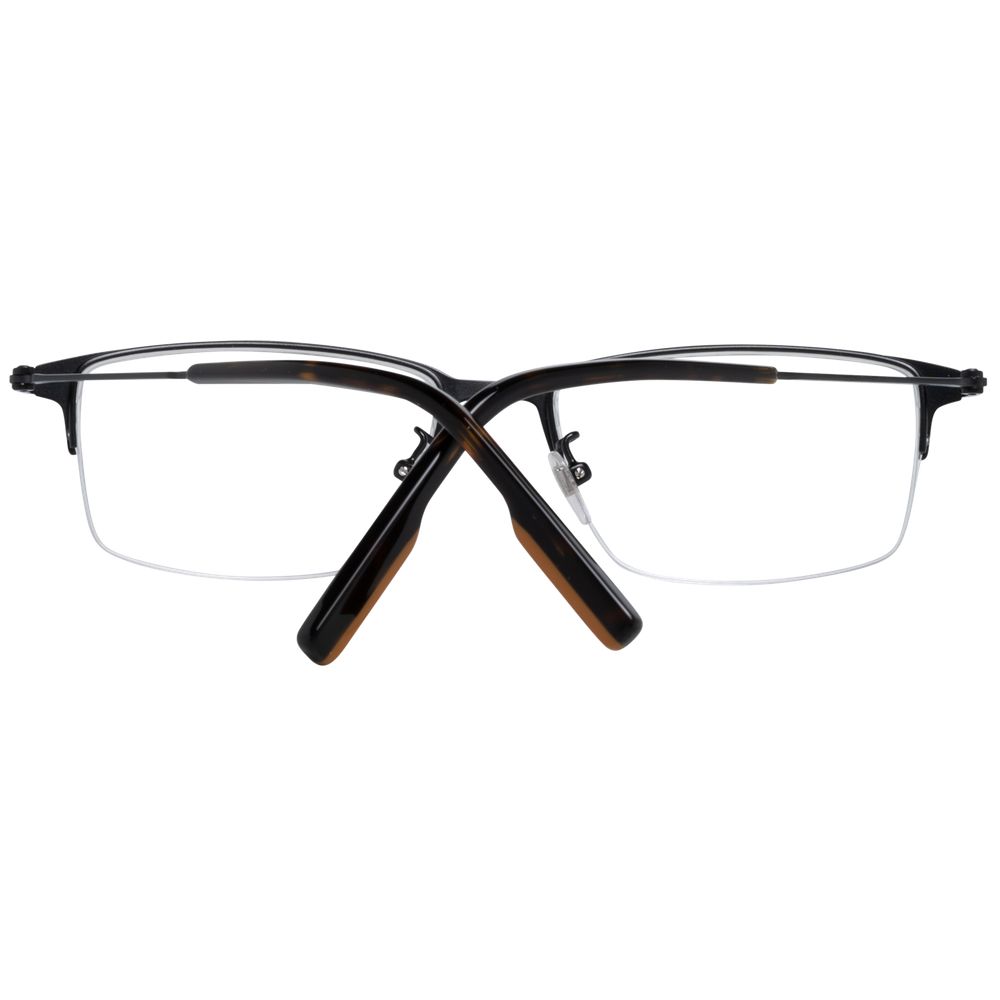 Ermenegildo Zegna Black Metal Glasses (Frames)