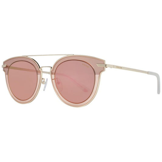Police Rose Gold Metal & Plastic Sunglasses