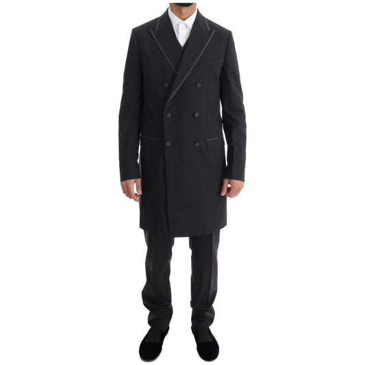 Dolce & Gabbana Gray Wool Stretch 3 Piece Two Button Suit 1728,67345645728,Clothing,Dolce & Gabbana,Gray,IT48 | M,Men,Men - Clothing,New with tags,Suits & Blazers - Clothing,Suits - Men - Clothing,Three-Piece Suits - Suits & Blazers - Clothing