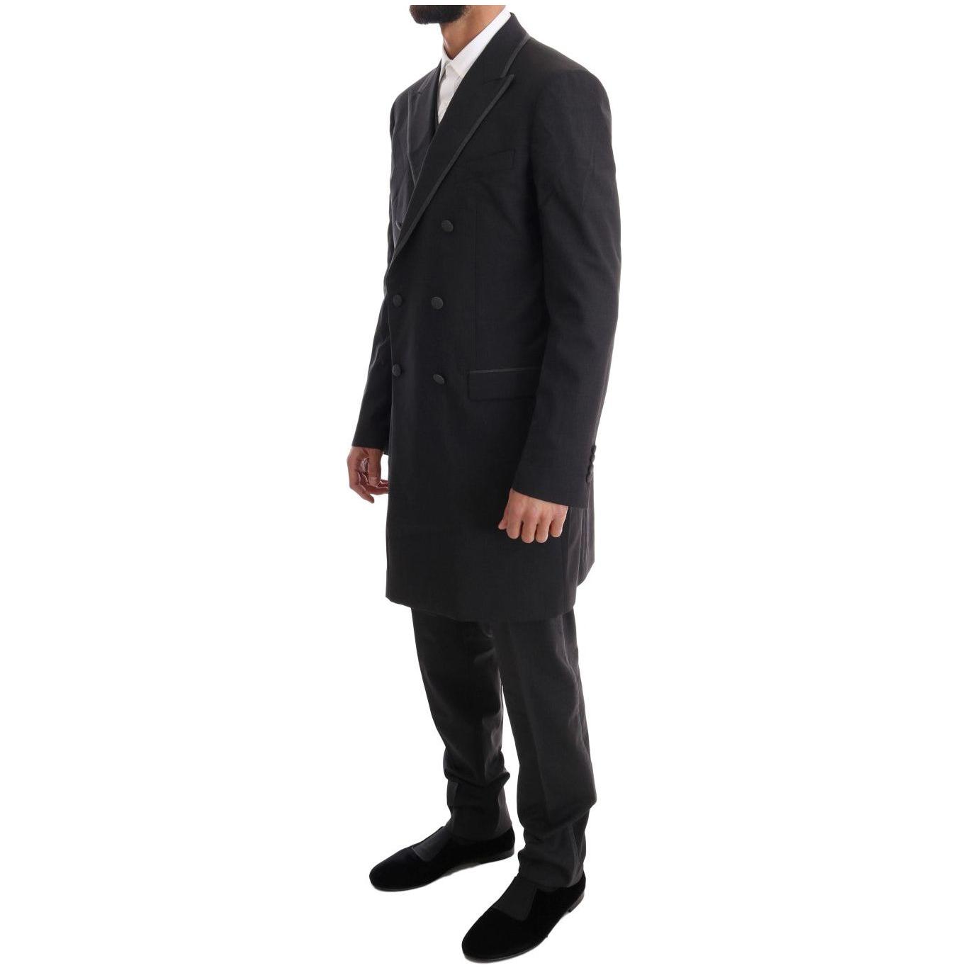 Dolce & Gabbana Gray Wool Stretch 3 Piece Two Button Suit 1728,67345645728,Clothing,Dolce & Gabbana,Gray,IT48 | M,Men,Men - Clothing,New with tags,Suits & Blazers - Clothing,Suits - Men - Clothing,Three-Piece Suits - Suits & Blazers - Clothing