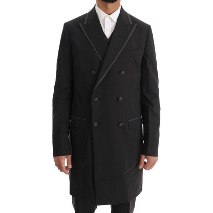 Dolce & Gabbana Gray Wool Stretch 3 Piece Two Button Suit 1728,67345645728,Clothing,Dolce & Gabbana,Gray,IT48 | M,Men,Men - Clothing,New with tags,Suits & Blazers - Clothing,Suits - Men - Clothing,Three-Piece Suits - Suits & Blazers - Clothing
