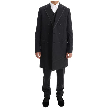 Dolce & Gabbana Gray Wool Stretch 3 Piece Two Button Suit 1728,67345645728,Clothing,Dolce & Gabbana,Gray,IT48 | M,Men,Men - Clothing,New with tags,Suits & Blazers - Clothing,Suits - Men - Clothing,Three-Piece Suits - Suits & Blazers - Clothing