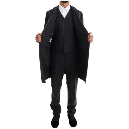 Dolce & Gabbana Gray Wool Stretch 3 Piece Two Button Suit 1728,67345645728,Clothing,Dolce & Gabbana,Gray,IT48 | M,Men,Men - Clothing,New with tags,Suits & Blazers - Clothing,Suits - Men - Clothing,Three-Piece Suits - Suits & Blazers - Clothing